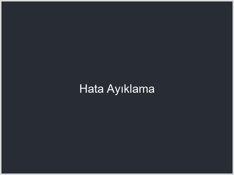 Hata Ayıklama